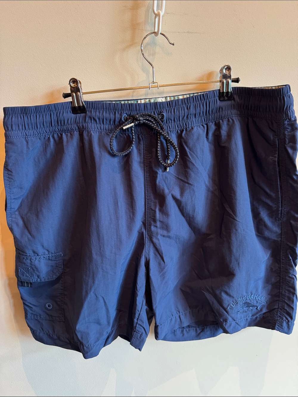 Tommy Bahama Navy Blue Men's Swim Board Shorts